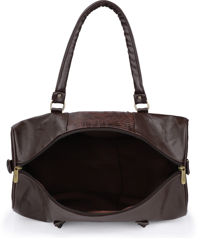 Faux leather duffle bag womens new arrivals