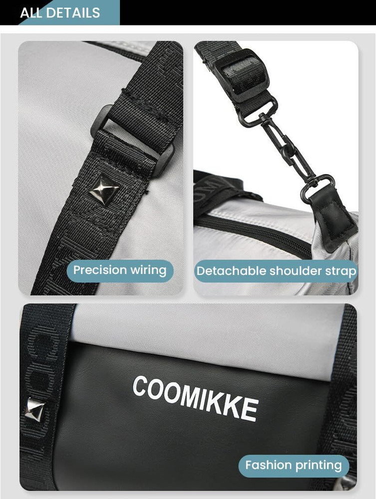 retail therapy Expandable Waterproof Fitness Gym Bag Lightweight