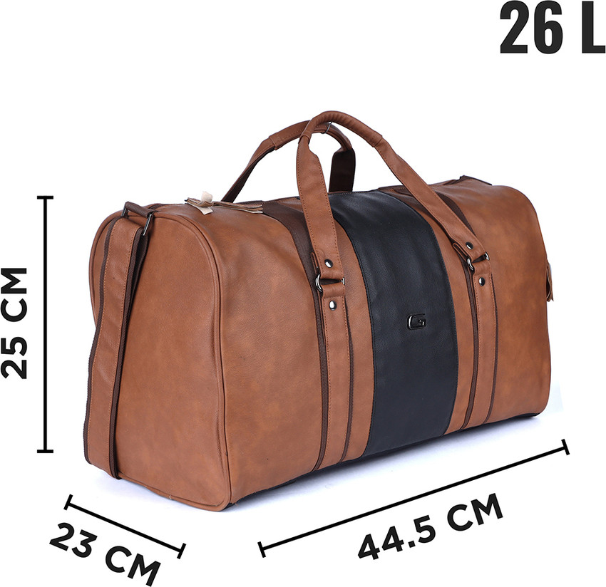 Faux leather gym bag shop