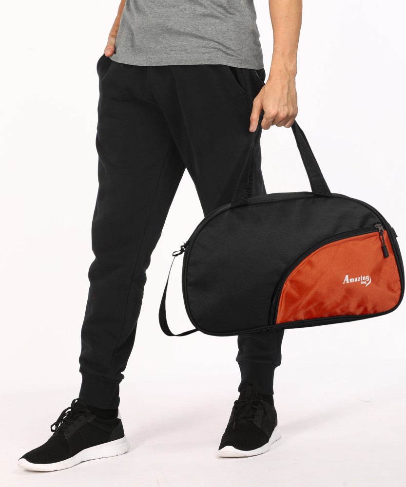 AB AMAZING BAG Expandable ABDUFFLE004 Duffel Without Wheels Black Orange Price in India Flipkart