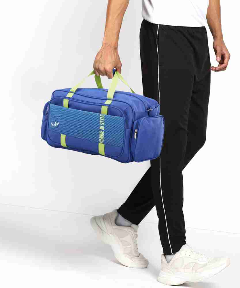 Buy Skybags Unisex Orange & Blue HUSTLE DF 55 Medium Duffel Bag - Duffel Bag  for Unisex 6631373
