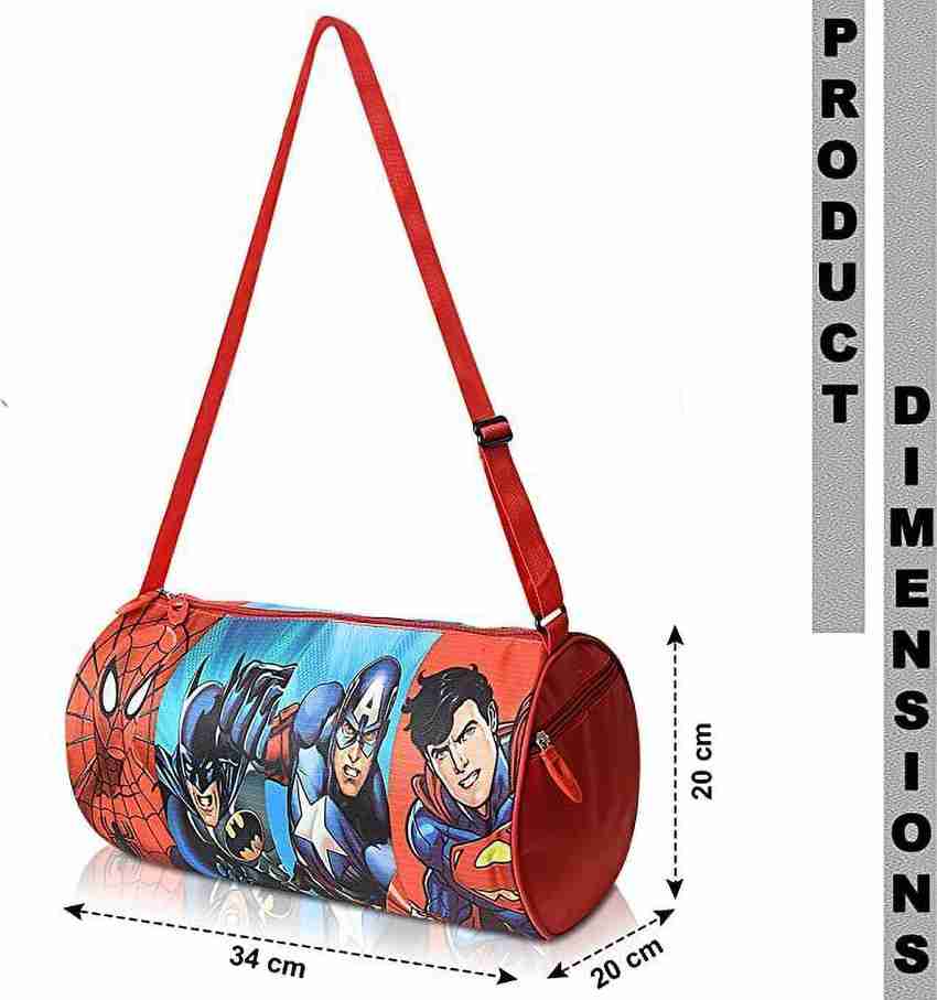 Stylbase Polyester 14 inch Travel Sports Duffle Bag for Kids Printed Bag Gym Duffel Bag Red Price in India Flipkart
