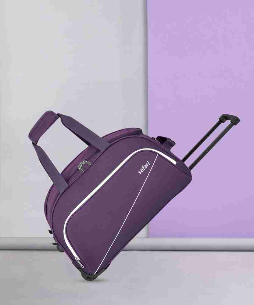 Safari purple cheap trolley bag