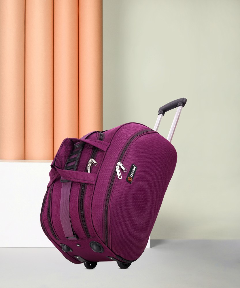Smartlook (Expandable) Duffel and luggage bag and travel bag-65L Duffel  With Wheels (Strolley) RED - Price in India | Flipkart.com