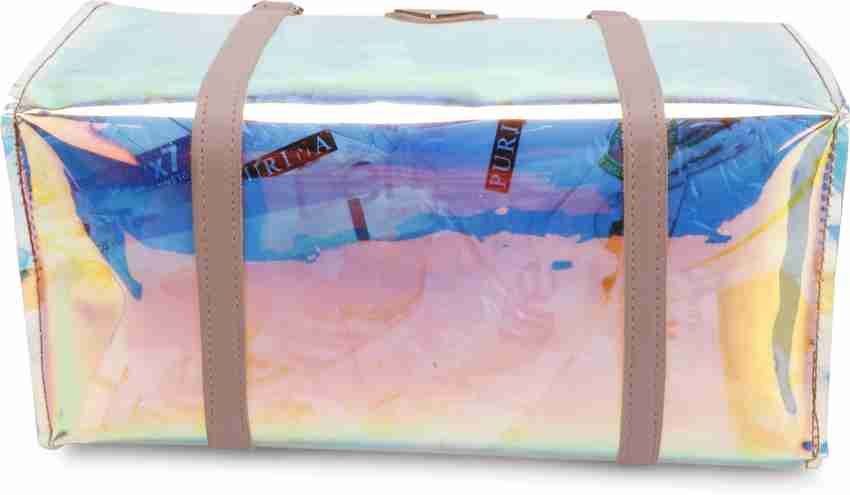 Holographic duffle bag clearance