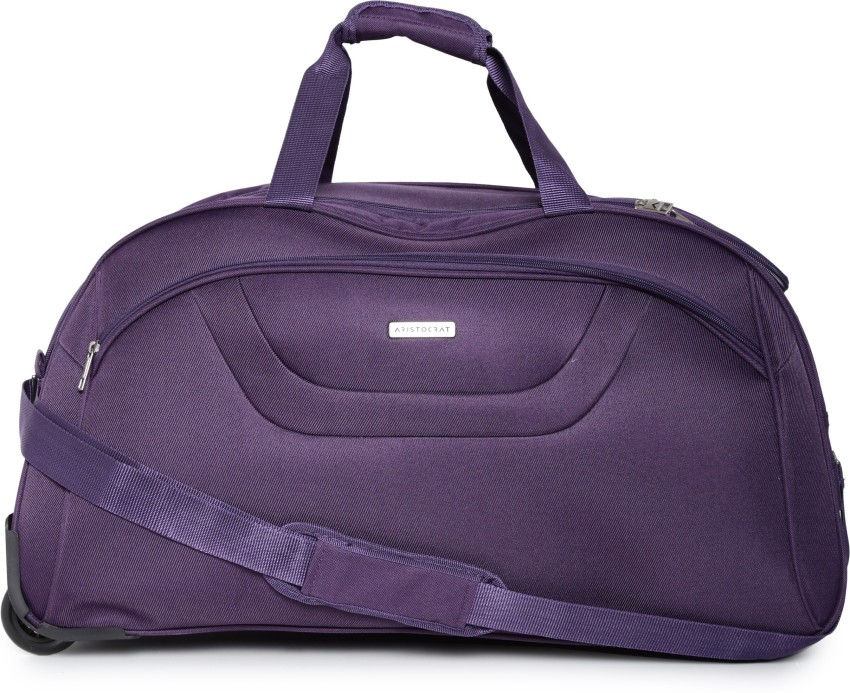 ARISTOCRAT 26 inch 66 cm CACTUS V DFT H 67 PURPLE Duffel With Wheels Strolley Purple Price in India Flipkart