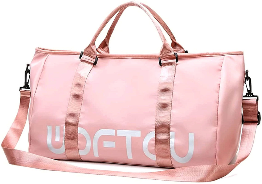 STORITE Travel Luggage Bag Weekender Overnight Gym Duffel Bag Pink