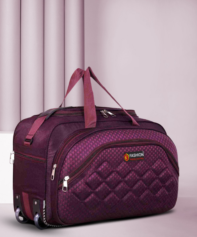 Details 78+ purple duffle bag with wheels best esthdonghoadian