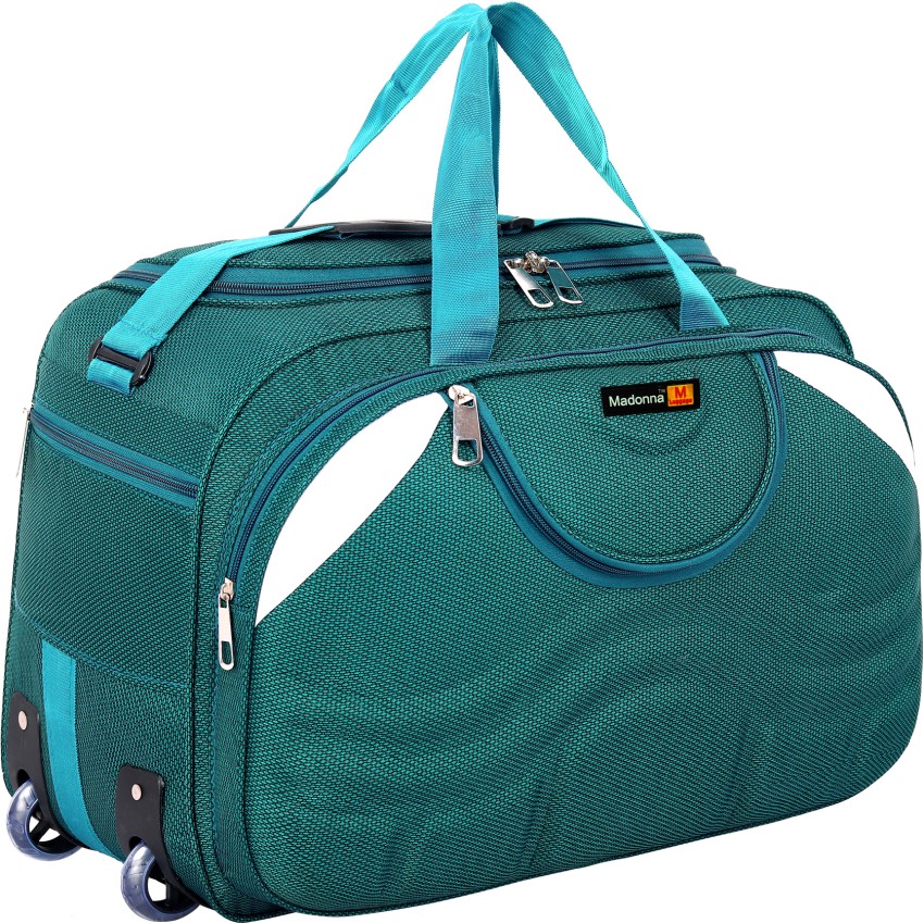 60 L Strolley Duffel Bag  Galactic Wheel Duffle Bag  Blue  Large  Capacity Price in India Full Specifications  Offers  DTashioncom