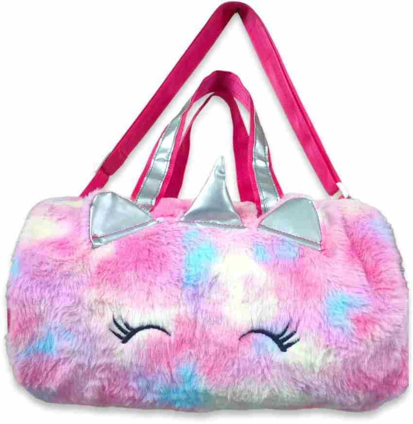 Sanjis Enterprise Unicorn Kids fur Gym Duffel Bag Multicolour - Price in  India