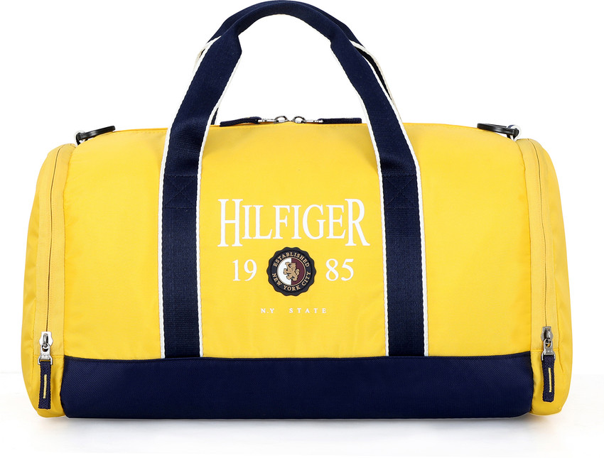 Tommy hilfiger duffle bag yellow cheap