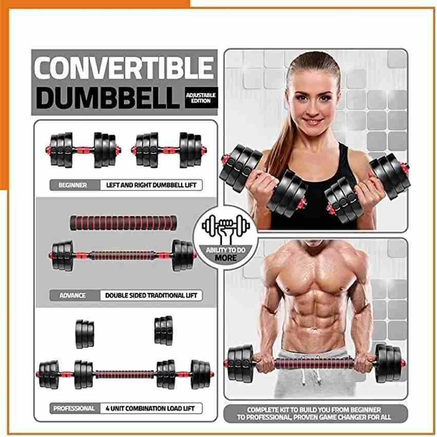 PEERTRADERS Convertible Dumbbells Kit 10 Kg For Home Gym Adjustable Dumbbell 10 kg Adjustable Dumbbell Buy PEERTRADERS Convertible Dumbbells Kit 10 Kg For Home Gym Adjustable Dumbbell 10 kg Adjustable...