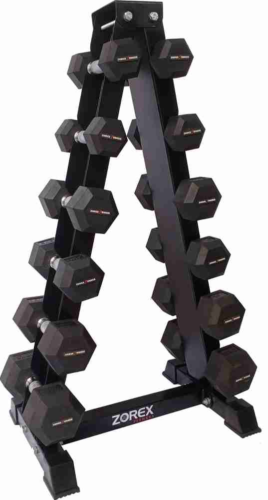 Buy ZOREX Fitness Dumbbell Rack Stand 6 Tier Weight Tree Rack for Dumbbells 16 kg Fixed Weight Dumbbell Online at Best Prices in India Sports Fitness Flipkart
