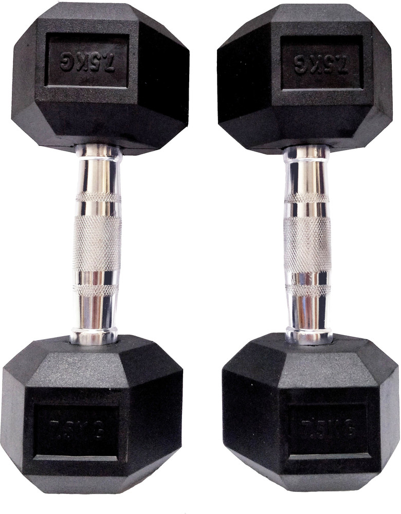 s k traders 7.5 Kg Hex Dumbbells Pair Fixed Weight Dumbbell