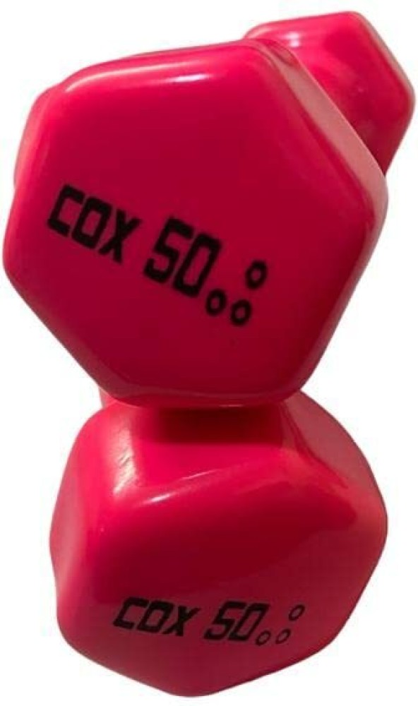 Cox 50 Dumbbell Adult 1KG Pink Color for Home Gym Equipment