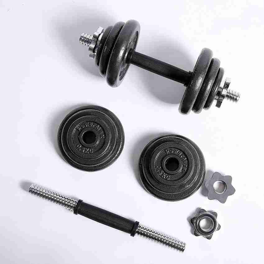 Powermax Fitness PDS 20KG Dumbbell Set with Non Slip Grip for Home Use Adjustable Dumbbell Buy Powermax Fitness PDS 20KG Dumbbell Set with Non Slip Grip for Home Use Adjustable Dumbbell Online at Best...