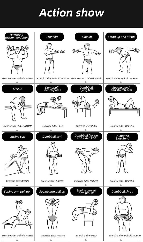 6kg sales dumbbell exercises