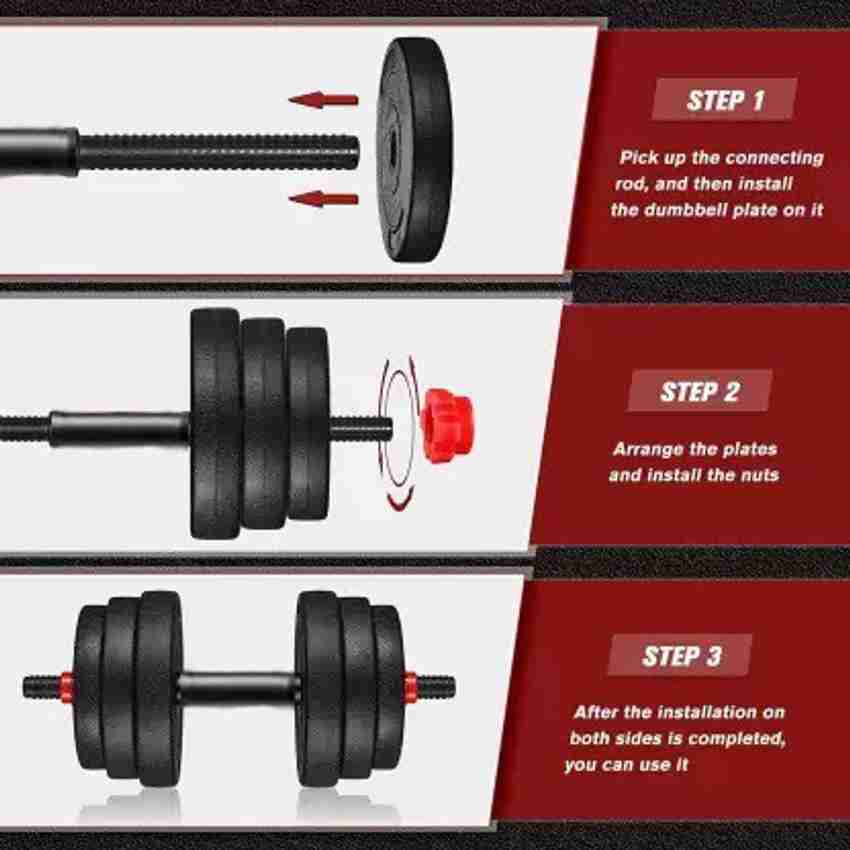 L AVENIR FITNESS Convertible Dumbbell with Connector Rod Set BEST for HOME GYM EXERCISE Adjustable Dumbbell Buy L AVENIR FITNESS Convertible Dumbbell with Connector Rod Set BEST for HOME GYM EXERCISE