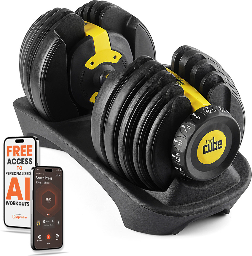 The Cube Adjustable Iron Dumbbells 2.5 Kg 24 Kg For Strength Training Home Gym Equipment Adjustable Dumbbell Buy The Cube Adjustable Iron Dumbbells 2.5 Kg 24 Kg For Strength Training Home Gym Equipmen...