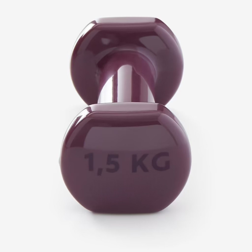 dynamics Decathlon Dumbbells 1.5 Kg Maroon Color Twin Pack