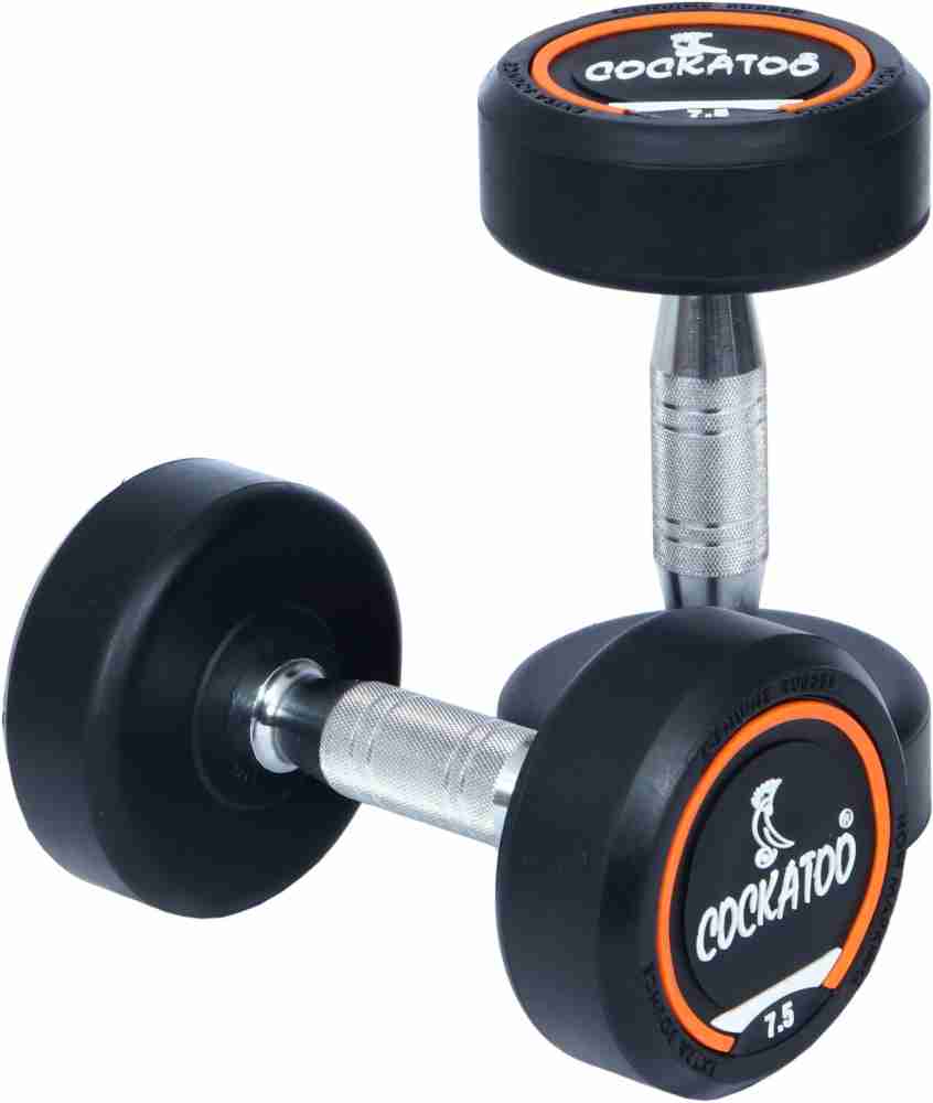 Buy COCKATOO RUBBER COATED PROFESSIONAL ROUND DUMBBELLS Fixed Weight Dumbbell Online at Best Prices in India Sports Fitness Flipkart