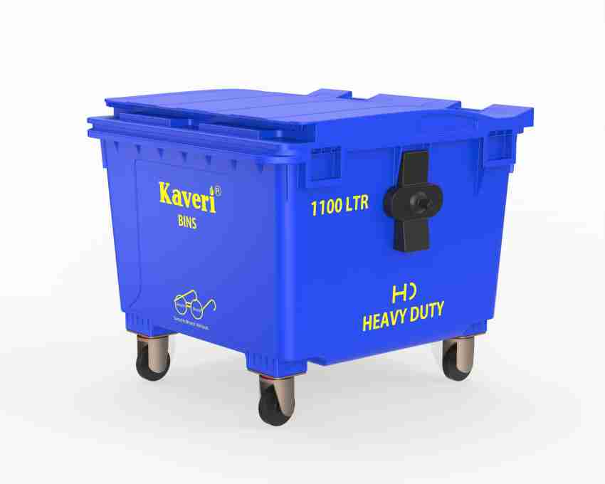 High Quality 1100L Plastic Trash Can Recycle Outdoor Waste Large