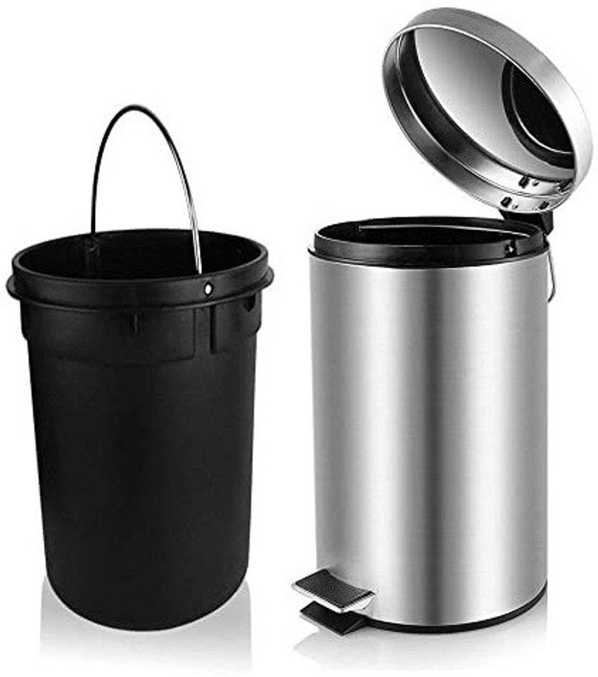 Stainless steel hot sale dustbin online