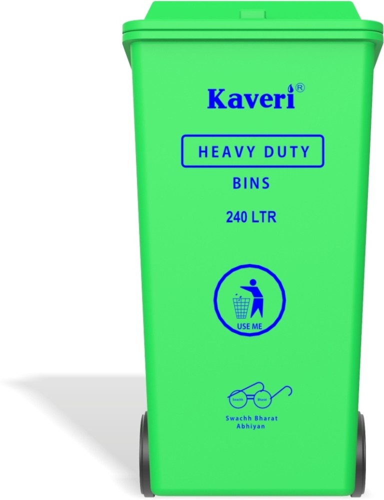 Kaveri Heavy Duty 240 LTR Multifunction Commercial Garbage Bin, Trash Can  with Wheels Plastic Dustbin Price in India - Buy Kaveri Heavy Duty 240 LTR  Multifunction Commercial Garbage Bin