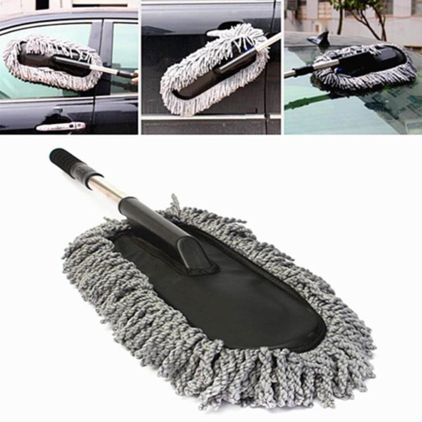 Super Soft Microfiber Car Duster Exterior with Extendable Handle