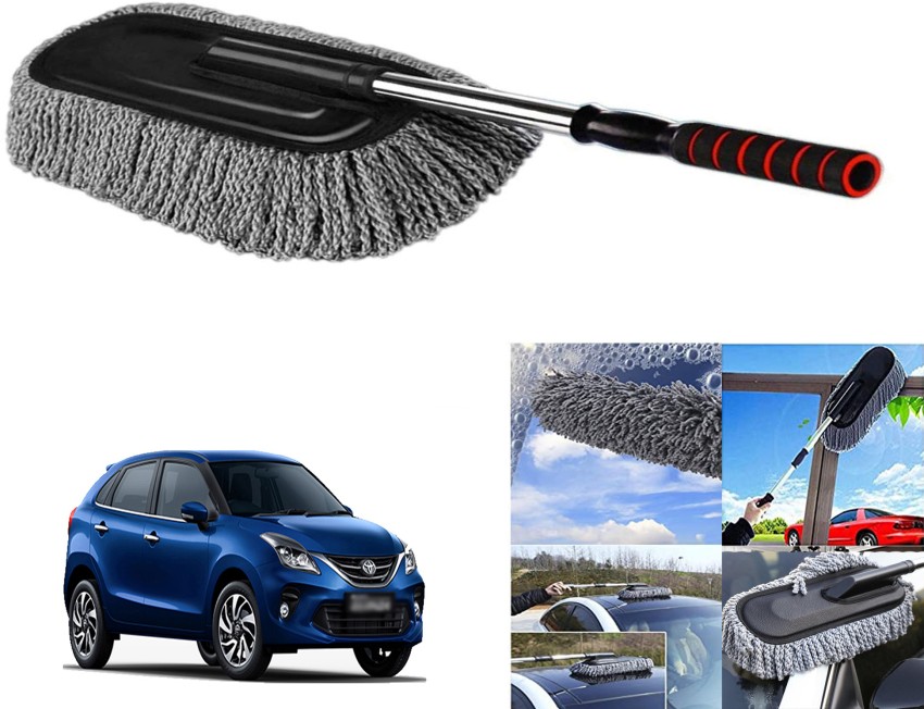 Super Soft Microfiber Car Duster Exterior with Extendable Handle