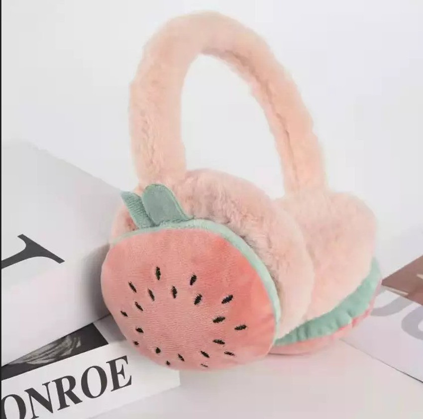 Piftif rabbit fruit shape Ear Muffs for Kids adults winter ear