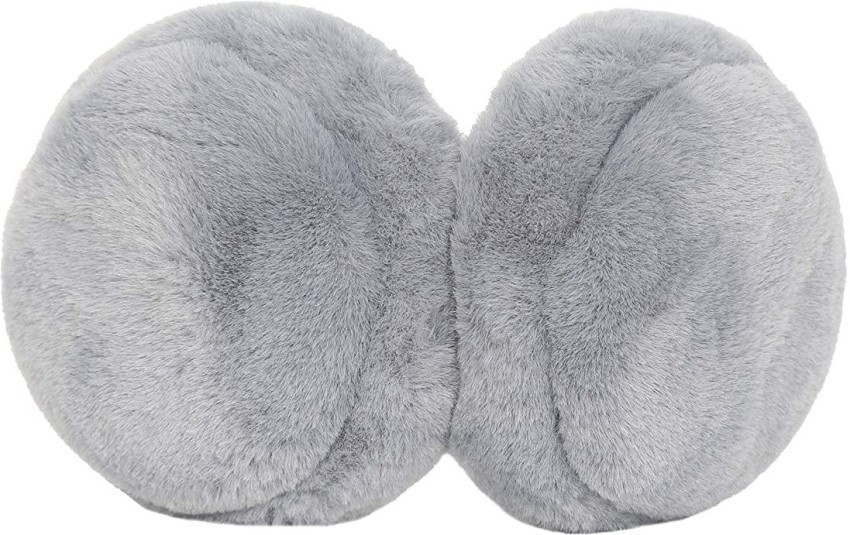 Beige Soft Faux Fur Ear Muffs, Accessories