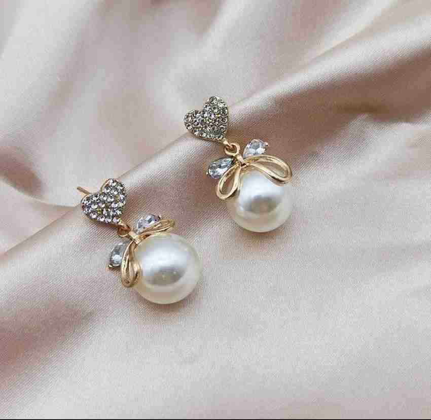 Snapdeal pearl earrings sale