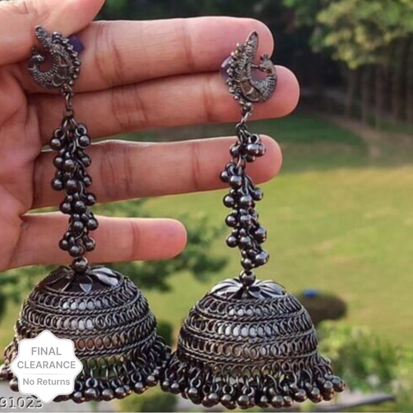 Trendy 2025 oxidised earrings