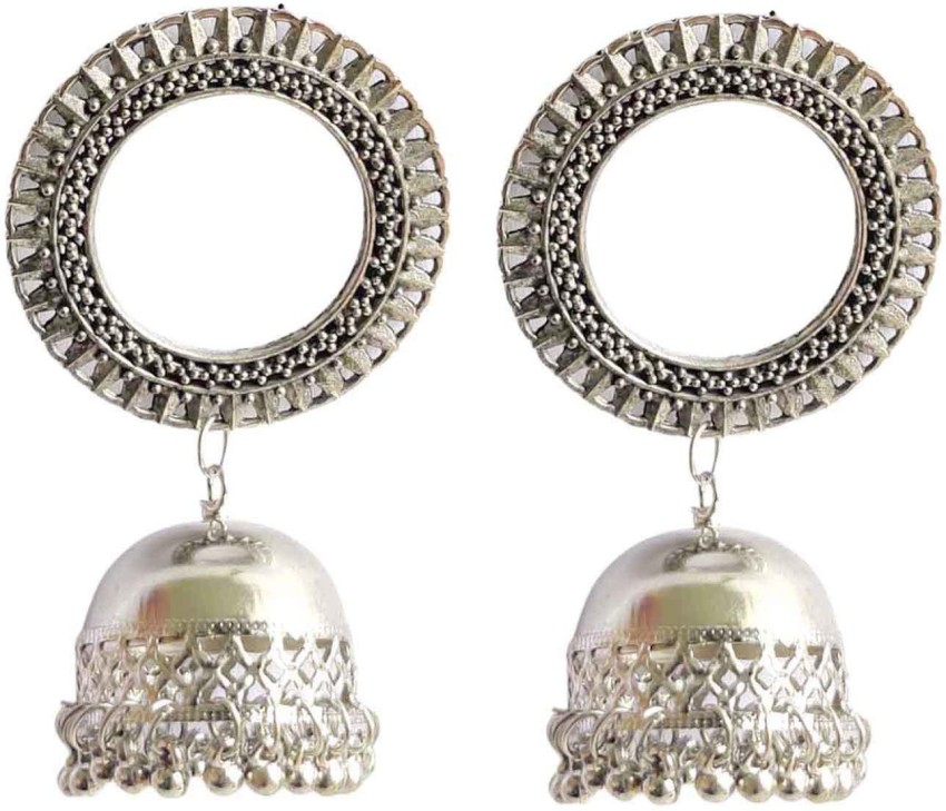 Flipkart.com - Buy JouelArts Oxidised Big Jhumka Earring Big in 