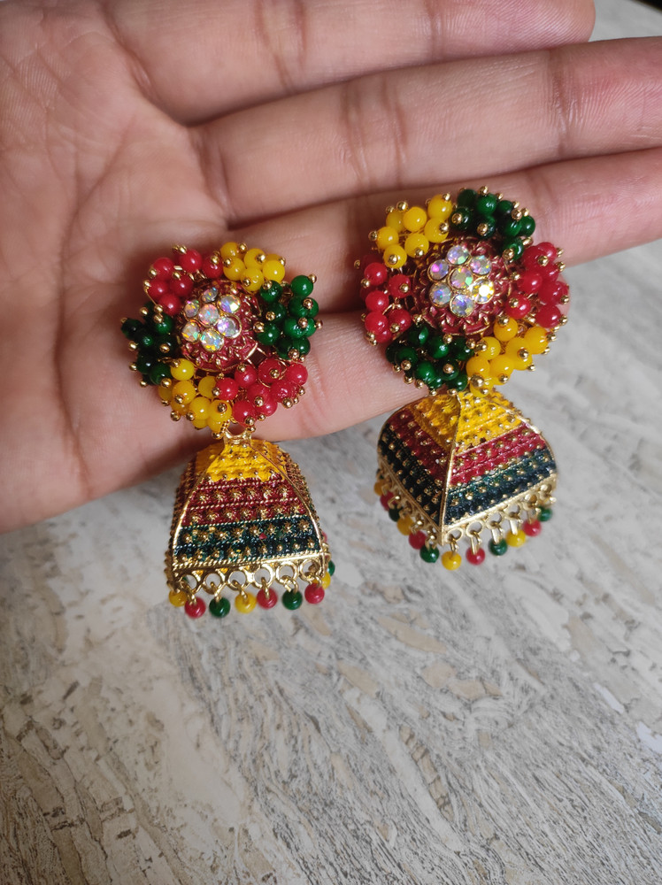 Flipkart Buy Online Wale 1697353109529 63 Alloy Jhumki Earring Online at Best Prices in India