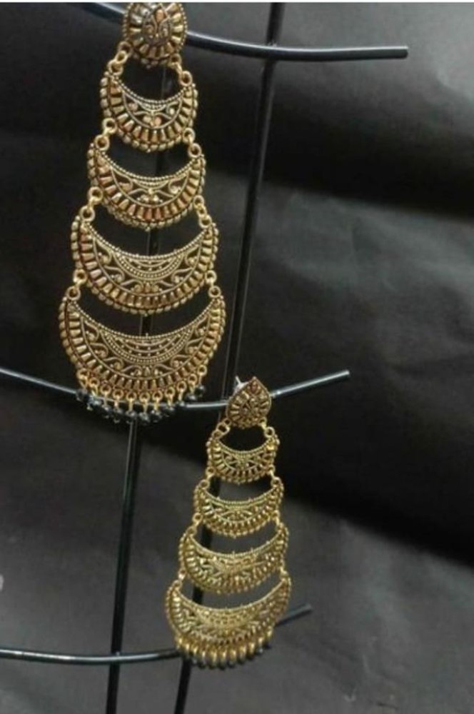 Beautiful Big Gold Earring Designs With Light Weight  Apsara Fashions   YouTube  Delicate gold jewelry Gold earrings designs Gold earrings