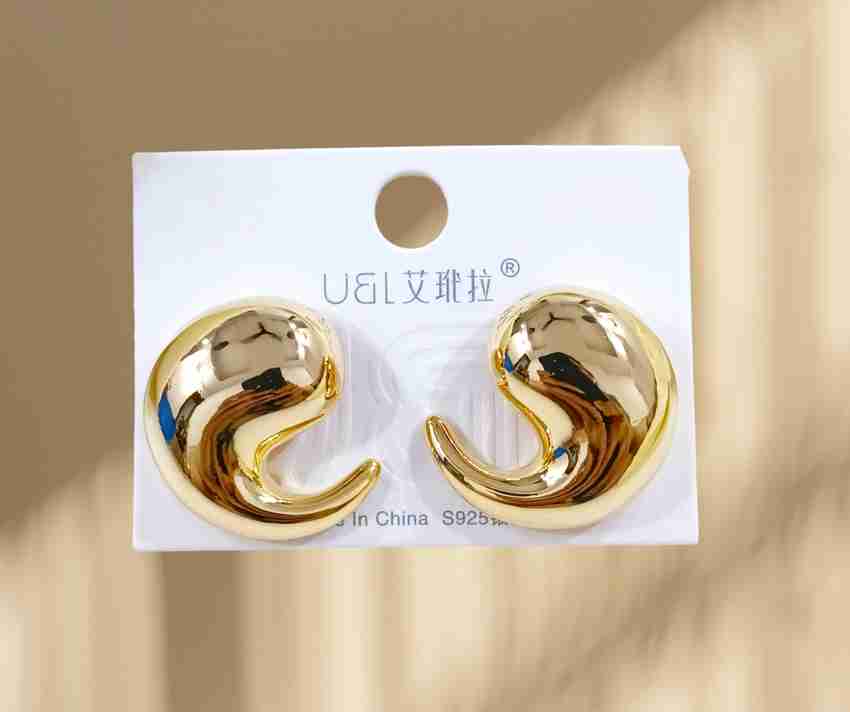 Golden earrings western sales