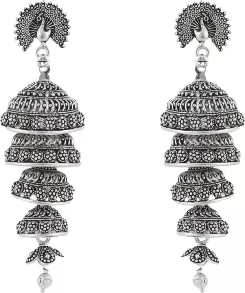 Silver on sale jhumkas flipkart