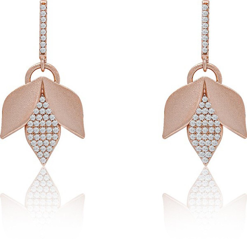 Gold Lotus Flower Hoop Earrings for Women  Fabulous Creations Jewelry