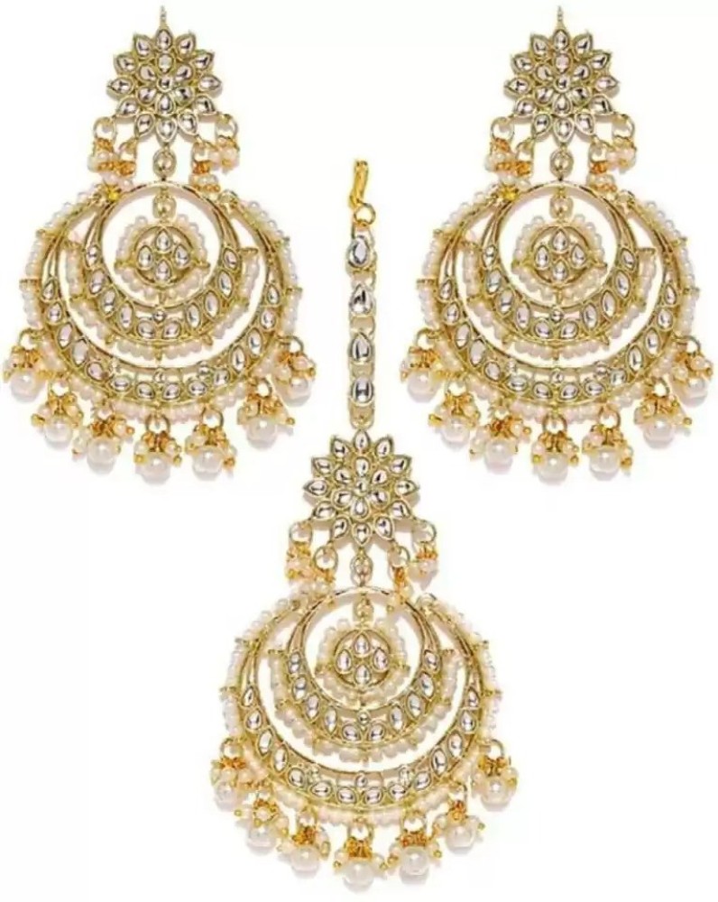 Gold plated hot sale earrings flipkart