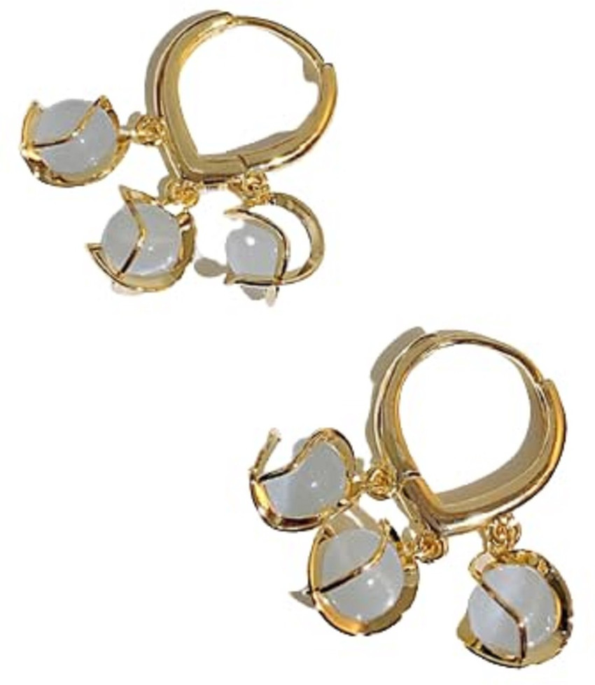 Flipkart Buy chandola creations Western Earrings for Women for Girls Stylish Bali Opal Stone Alloy Drops Danglers Online at Best Prices in India