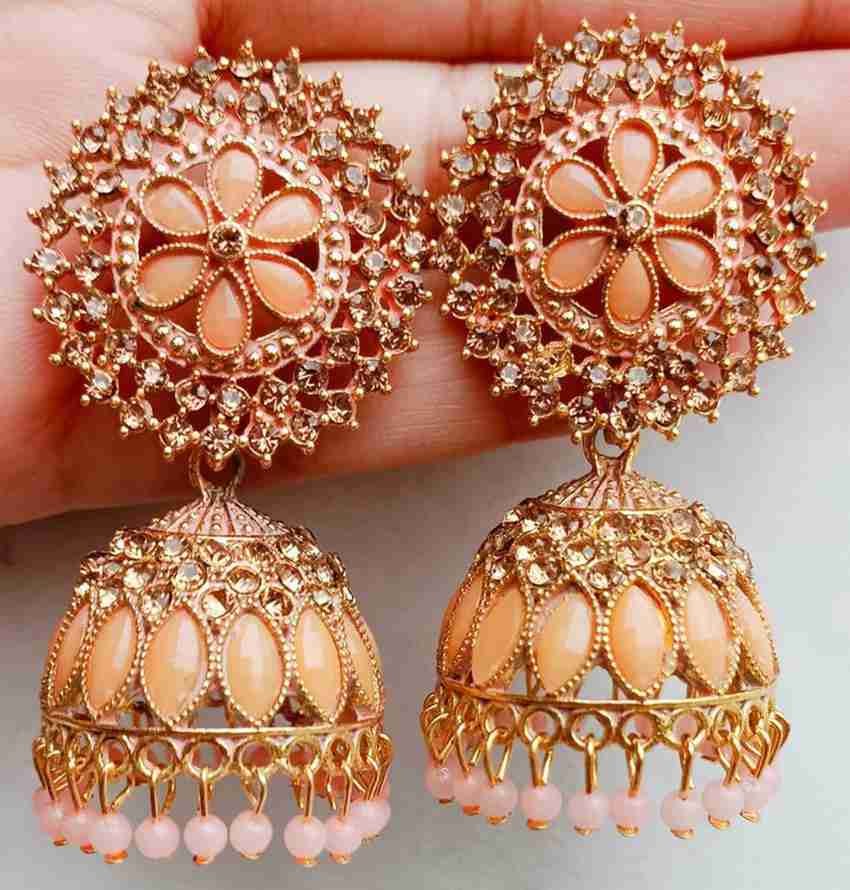 Lotus reputable Freshwater Pearls Jhumka