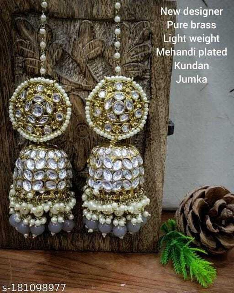 Kundan jhumkas clearance online