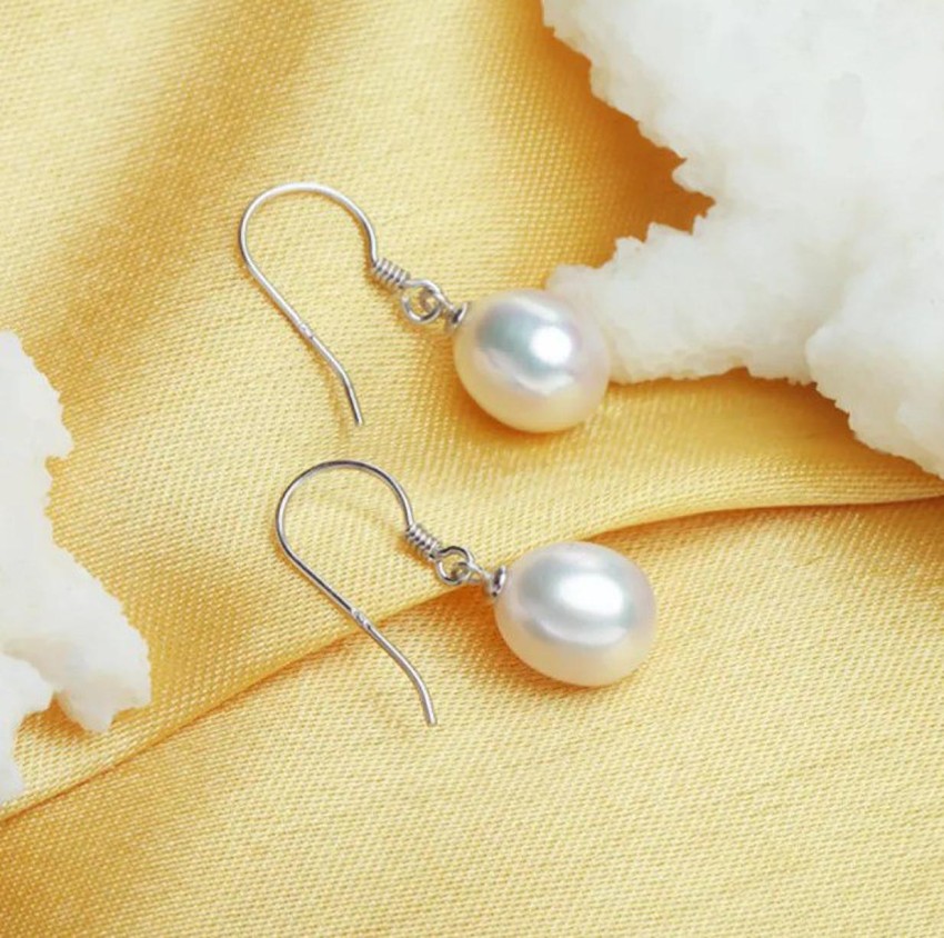 14k Gold Freshwater Pearl Dangle Earrings Gold Drop Pendant  Etsy in 2023   Freshwater pearl dangle earrings Pearls Pearl earrings dangle