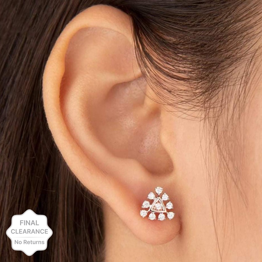 American diamond sale earrings flipkart