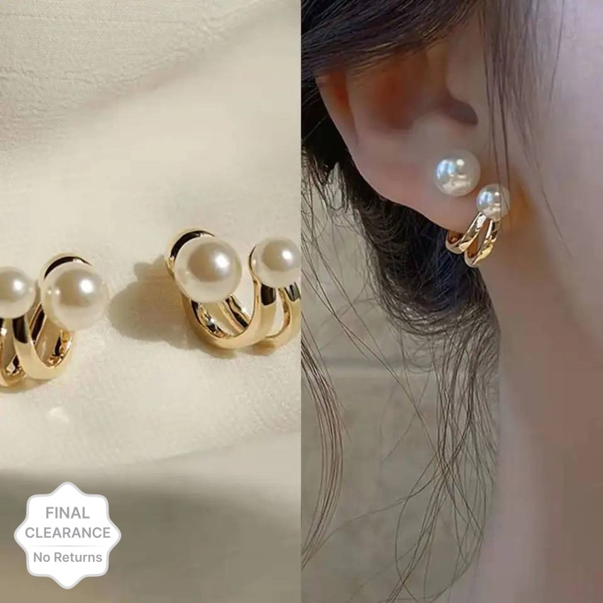 Pearl earrings clearance flipkart