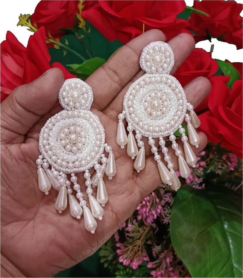Flipkart pearl earrings on sale
