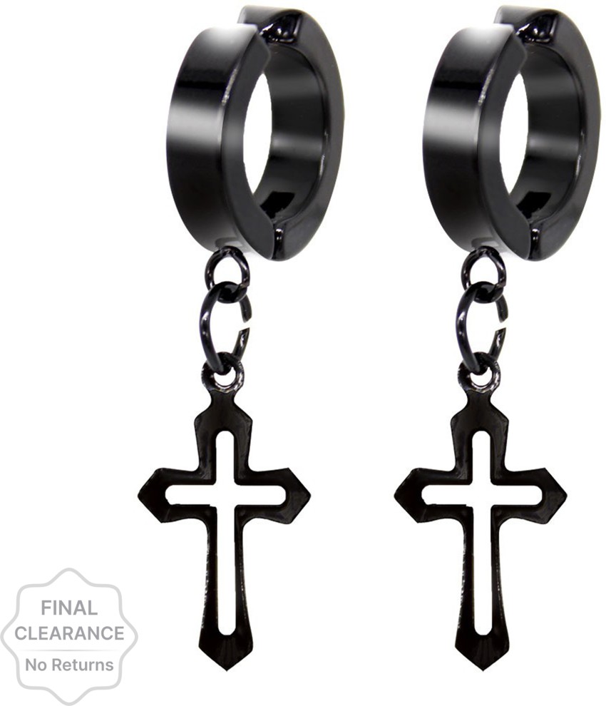 Aggregate more than 155 black cross dangle earrings - seven.edu.vn