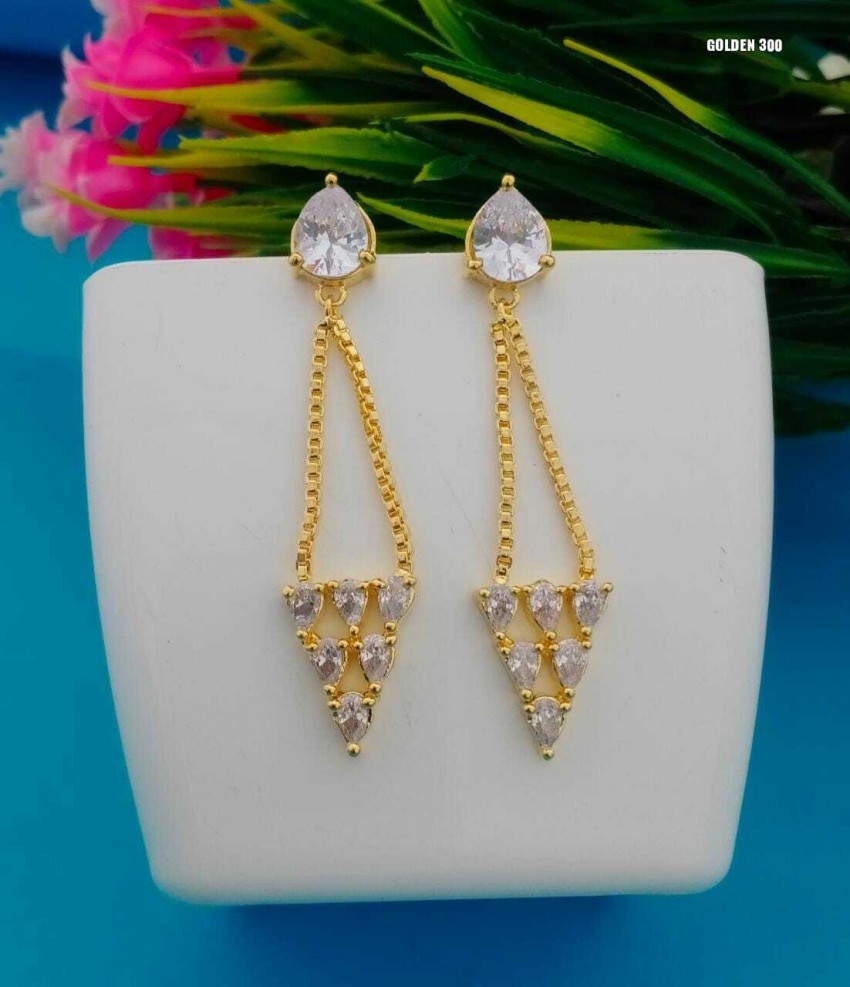 Sui Dhaga Gold Earrings  12 Latest Sui Dhaga Gold Earrings Designs  Rs  2882